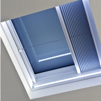 Office Blackout Pleated Blinds
